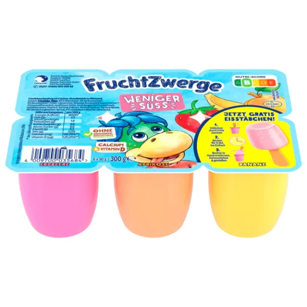 Fruchtzwerge weniger s&uuml;&szlig; (6x50g)