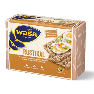 Wasa Kn&auml;ckebrot - Rustikal (275g)