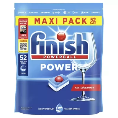 Sp&uuml;lmaschinentabs - Finish Power Fresh Maxipack (52Stk.)