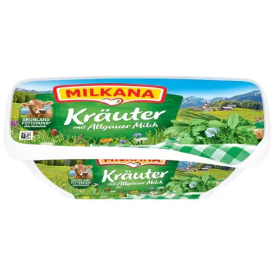 Milkana Schmelzk&auml;se - Kr&auml;uter (190g)
