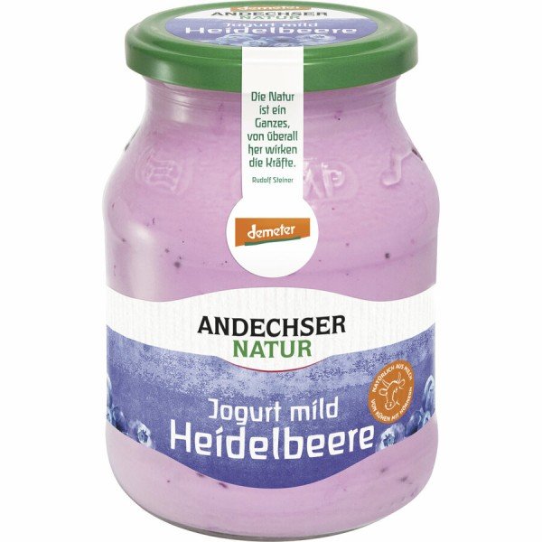 Bio Joghurt im Pfandglas - Heidelbeere (500g)
