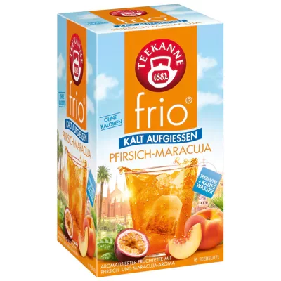 Teekanne Frio Pfirsich-Maracuja - zum kalt aufgie&szlig;en (18 Beutel)