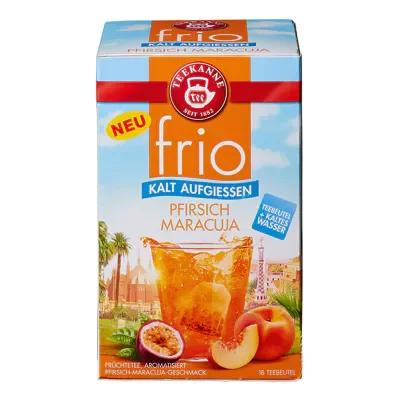 Teekanne Pfirsich-Maracuja - zum kalt aufgie&szlig;en (18 Beutel)