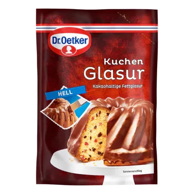 Dr. Oetker Kuchenglasur - hell (150g)