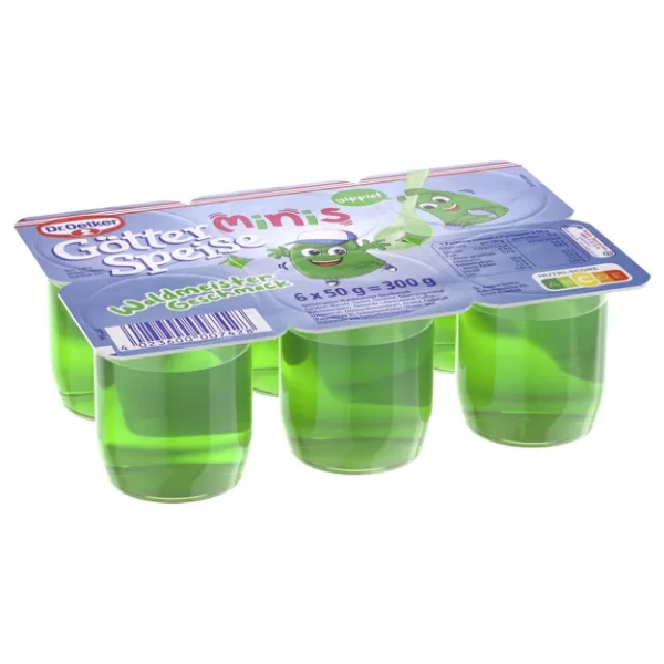 Dr. Oetker G&ouml;tterspeise Mini - Waldmeister (6x50g)