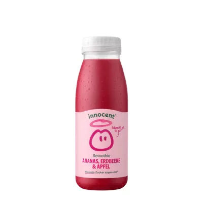 Smoothie - Ananas, Erdbeere &amp; Apfel (250ml)
