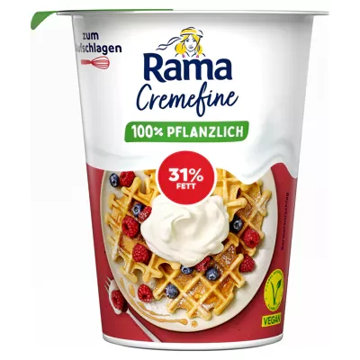 Rama Cremefine pflanzlich zum Aufschlagen 31% (200g)