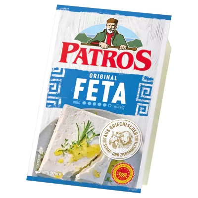 Patros Schafmilchfeta Natur 45% (150g)