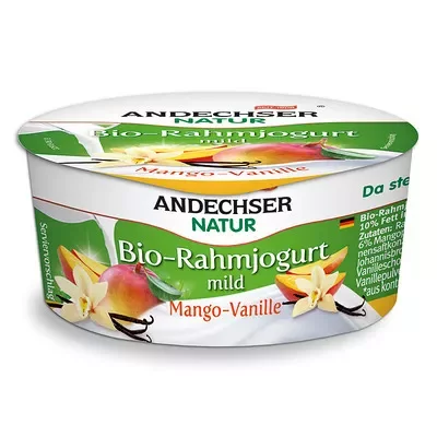 Bio Rahmjoghurt - Mango-Vanille (150g)