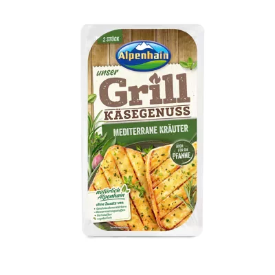 Alpenhain Grillk&auml;se Gartenkr&auml;uter (2x75g)