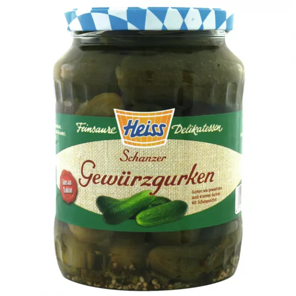 Heiss Schanzer Gew&uuml;rzgurken (720ml)