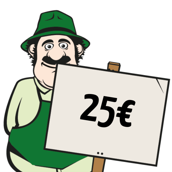 Geschenkgutschein 25 EUR