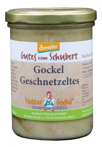Demeter Gockel-Geschnetzeltes - Bruderhahn (400ml)