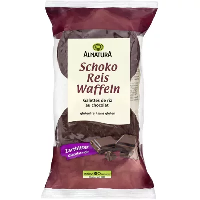 Alnatura Bio Reiswaffeln - Zartbitterschokolade (100g)