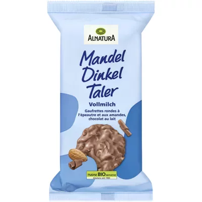 Alnatura Bio Mandel Dinkel Taler - Vollmilch (100g)