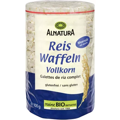 Bio Reiswaffeln Vollkorn - Meersalz (100g)