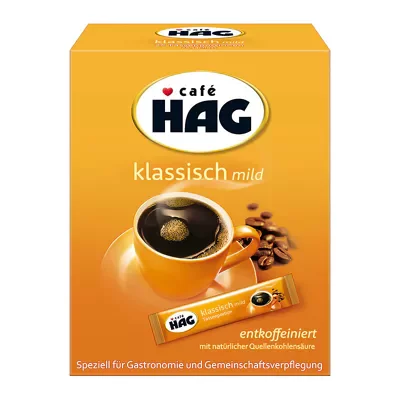 Instantkaffee mild entkoffeiniert - l&ouml;slicher Bohnenkaffee (25x1,8g)