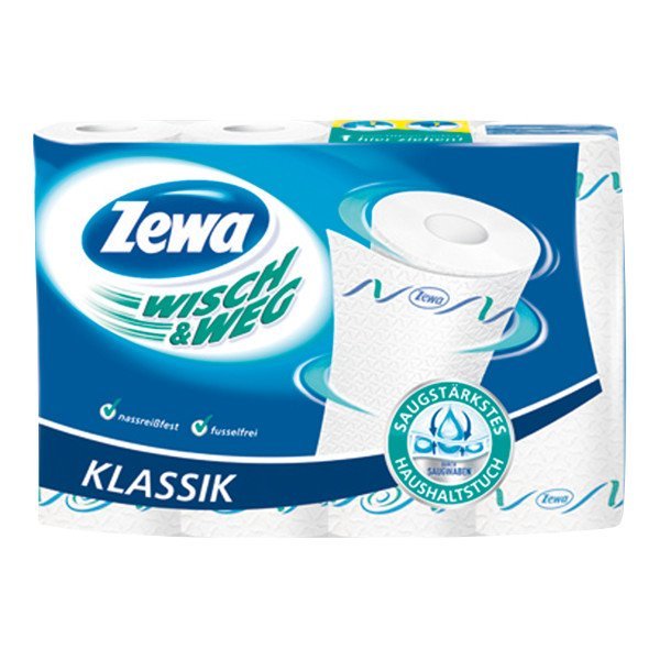 Zewa Wisch&amp;Weg (4x74 Blatt)