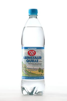 Abenstaler Mineralwasser medium (1l)
