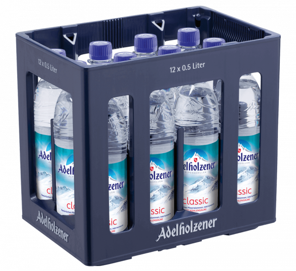 Kasten Adelholzener Mineralwasser Classic PET (12x0,5l)