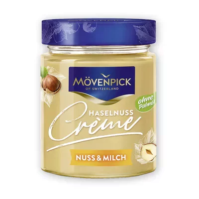 M&ouml;venpick Haselnusscreme - Nuss &amp; Milch (300g)
