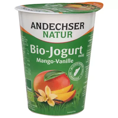 Andechser Natur Bio Joghurt Mango-Vanille (400g)