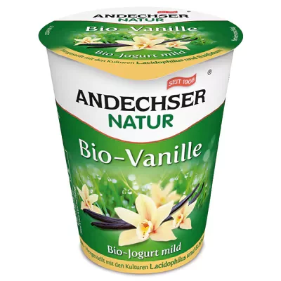 Andechser Natur Bio Joghurt Vanille (400g)