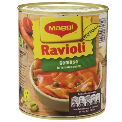 Maggi Ravioli Tomatensauce - vegetarisch (800g)