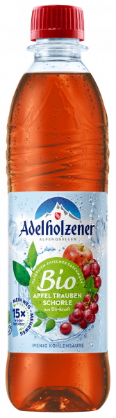 Adelholzener BIO Apfel-Trauben Schorle 0,5l (PET)