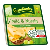 Grünländer - mild & nussig in Scheiben (140g)
