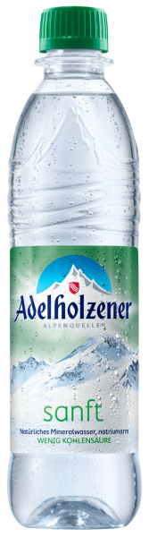 Adelholzener Mineralwasser Sanft 0,5l (PET)