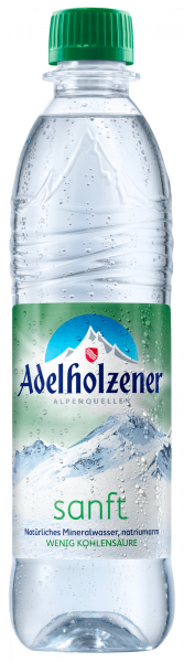 Adelholzener Mineralwasser sanft PET (0,5l)