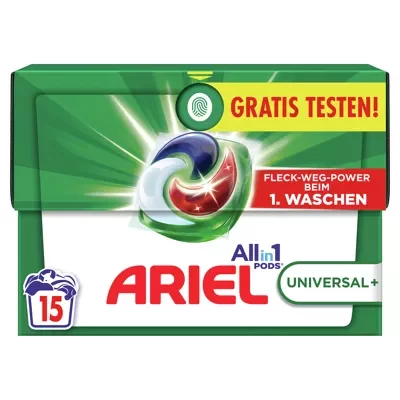 Ariel All-in-1 Pods Universal (15 Pods)