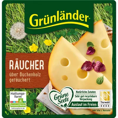 Gr&uuml;nl&auml;nder - R&auml;ucher in Scheiben (140g)