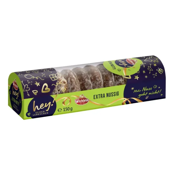 Wicklein hey! Mini Elisenlebkuchen Extra Nussig (150g)