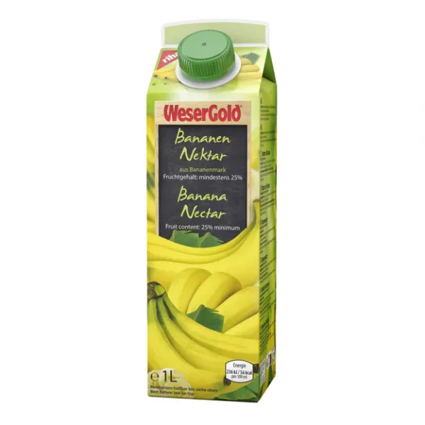 WeserGold Bananennektar (1l)