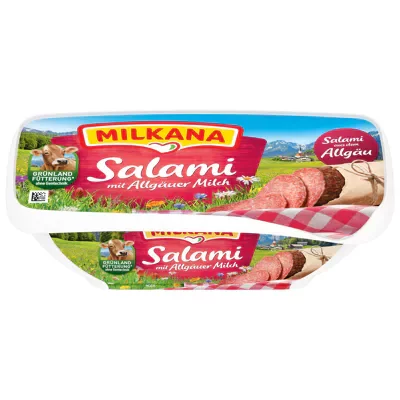 Milkana Schmelzk&auml;se - Salami (190g)