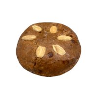 Elisenlebkuchen mit Zuckerguss und Mandeln