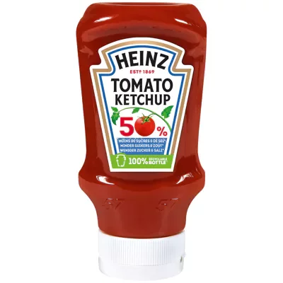 Heinz Ketchup 50% weniger Zucker&amp;Salz (500ml)