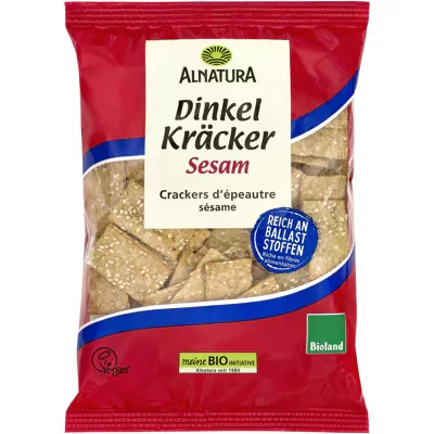 Alnatura Bio Dinkel Kr&auml;cker Sesam (175g)
