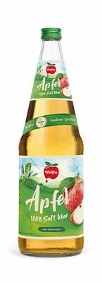 Wolfra Apfelsaft - klar (1l)