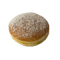 Krapfen - Aprikose/Rum mit Puderzucker