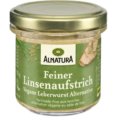 Alnatura Bio Feiner Linsenaufstrich (135g)