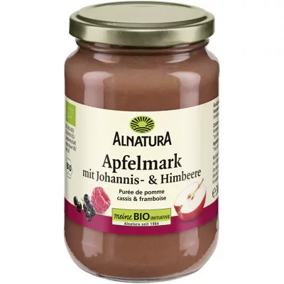 Alnatura Bio Apfelmark mit Johannisbeere und Himbeere (360g)