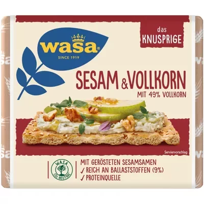 Wasa Kn&auml;ckebrot - Sesam &amp; Vollkorn (200g)