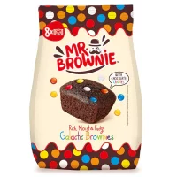 Mr. Brownie Schokobrownies mit bunten Schokolinsen (8Stk.)