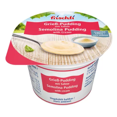 Frishcli Grie&szlig;-Pudding mit Sahne (85g)