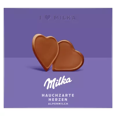I love Milka Hauchzarte Herzen (130G)