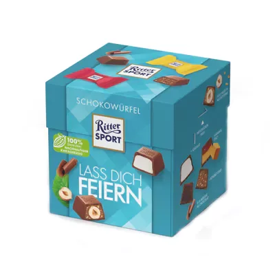 Ritter Sport Schokow&uuml;rfel Lass dich feiern (176g)