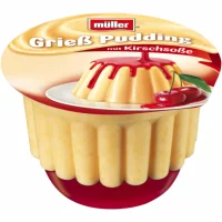 Müller Grieß Pudding mit Kirschsoße (450g)